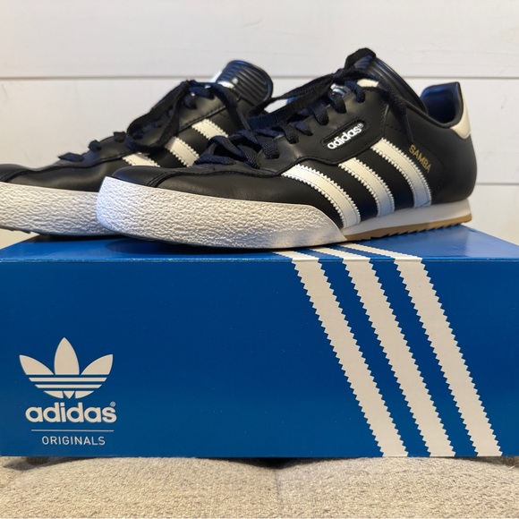 Adidas Samba Super Leather Sneakers - Picture 2 of 7